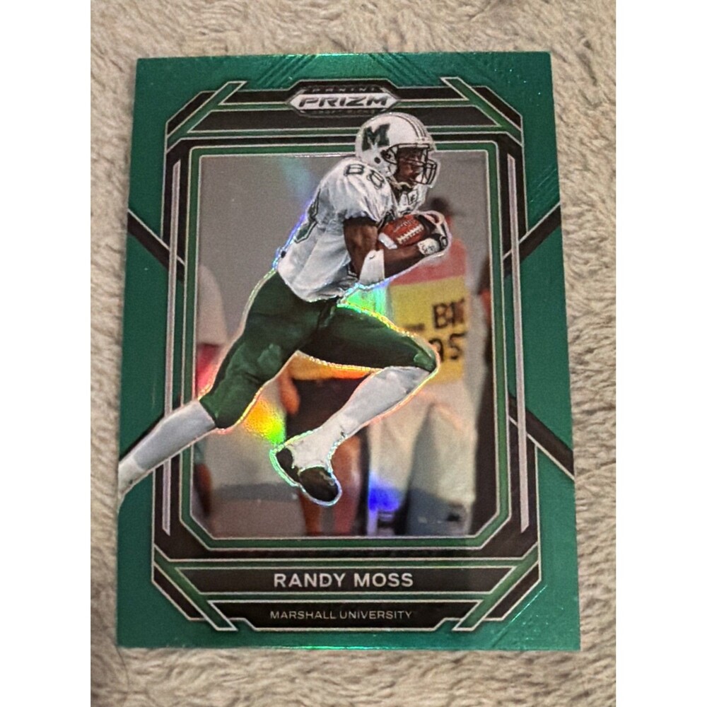 2023 Panini Prizm Draft Picks - Randy Moss #83 Green Prizm
